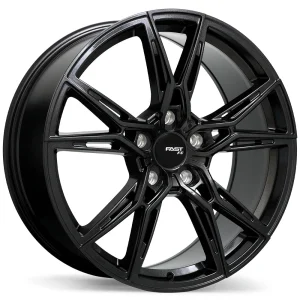 Fast Wheels – FC10 – Black – 19″x8.5″ 25mm – All weather Wheels – FC10A-1985-31BN+25C571